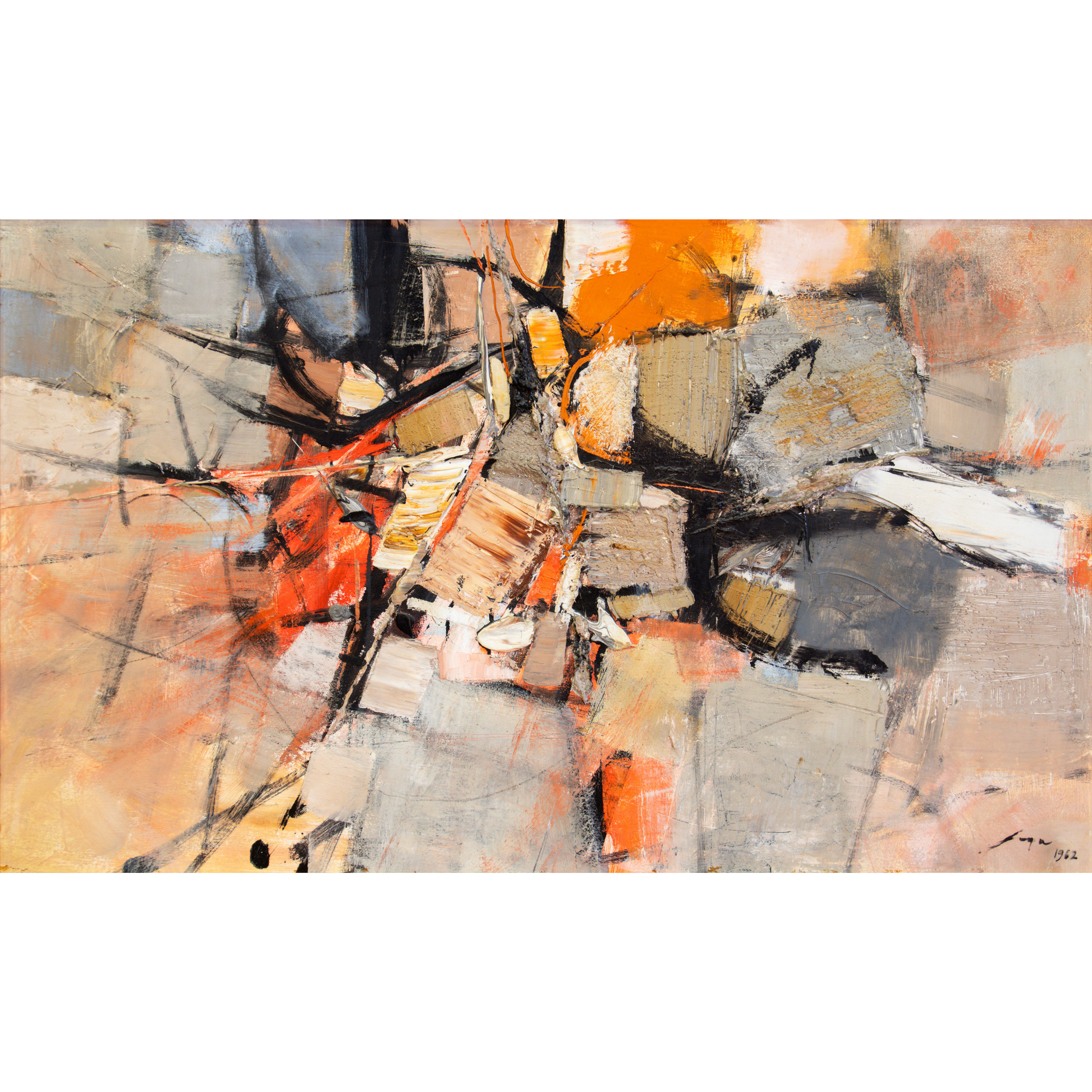 José Joya (1931 - 1995) - Flight, image size:3000x3000