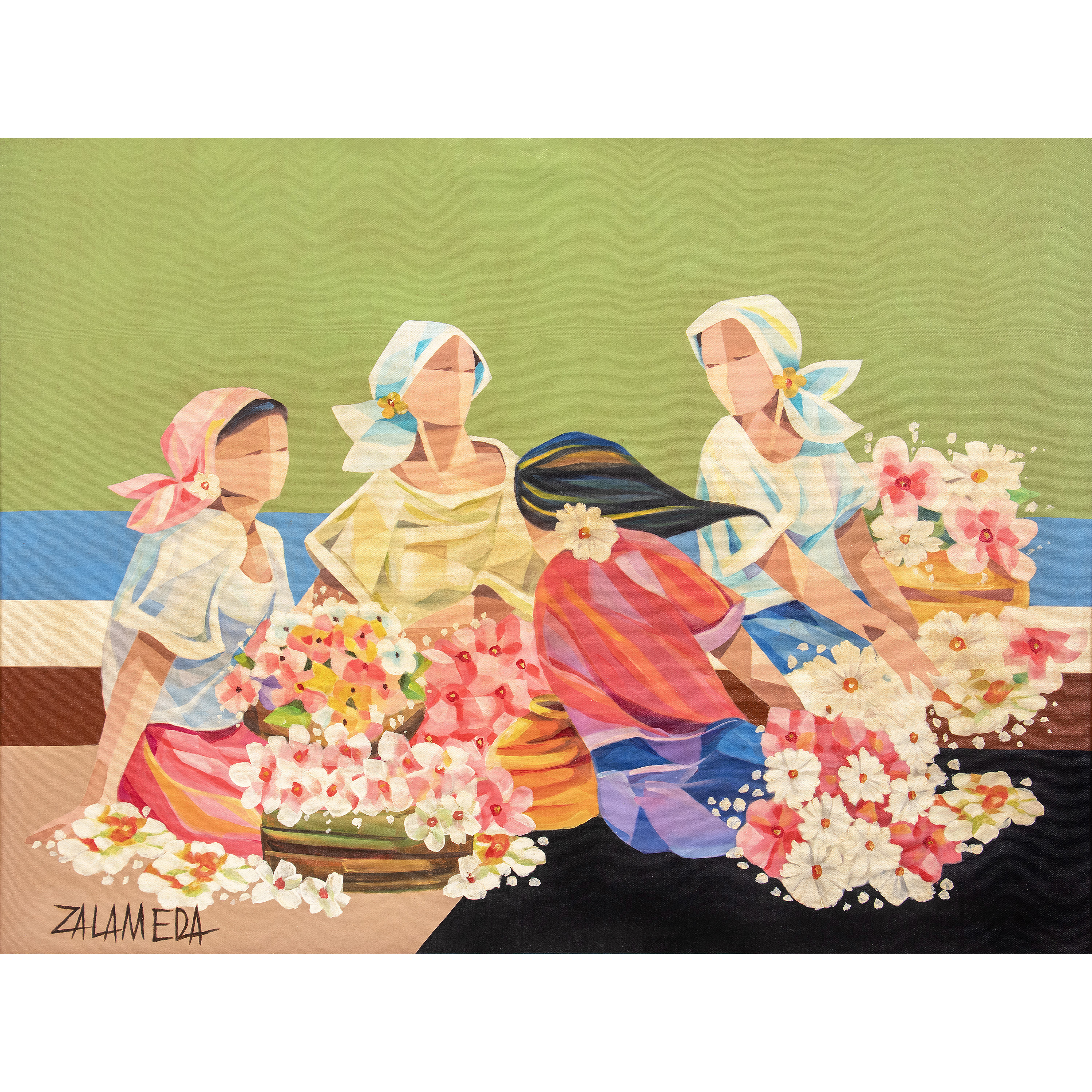 oscar-zalameda-1930-2010-flower-vendors