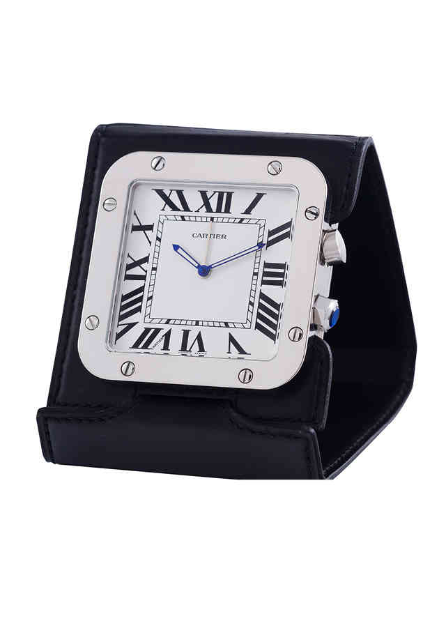 CARTIER - Santos Travel Alarm Clock Ref. 2750