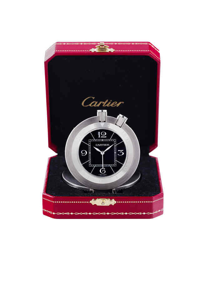 CARTIER - Pasha Travel Alarm Clock Ref. W0100058