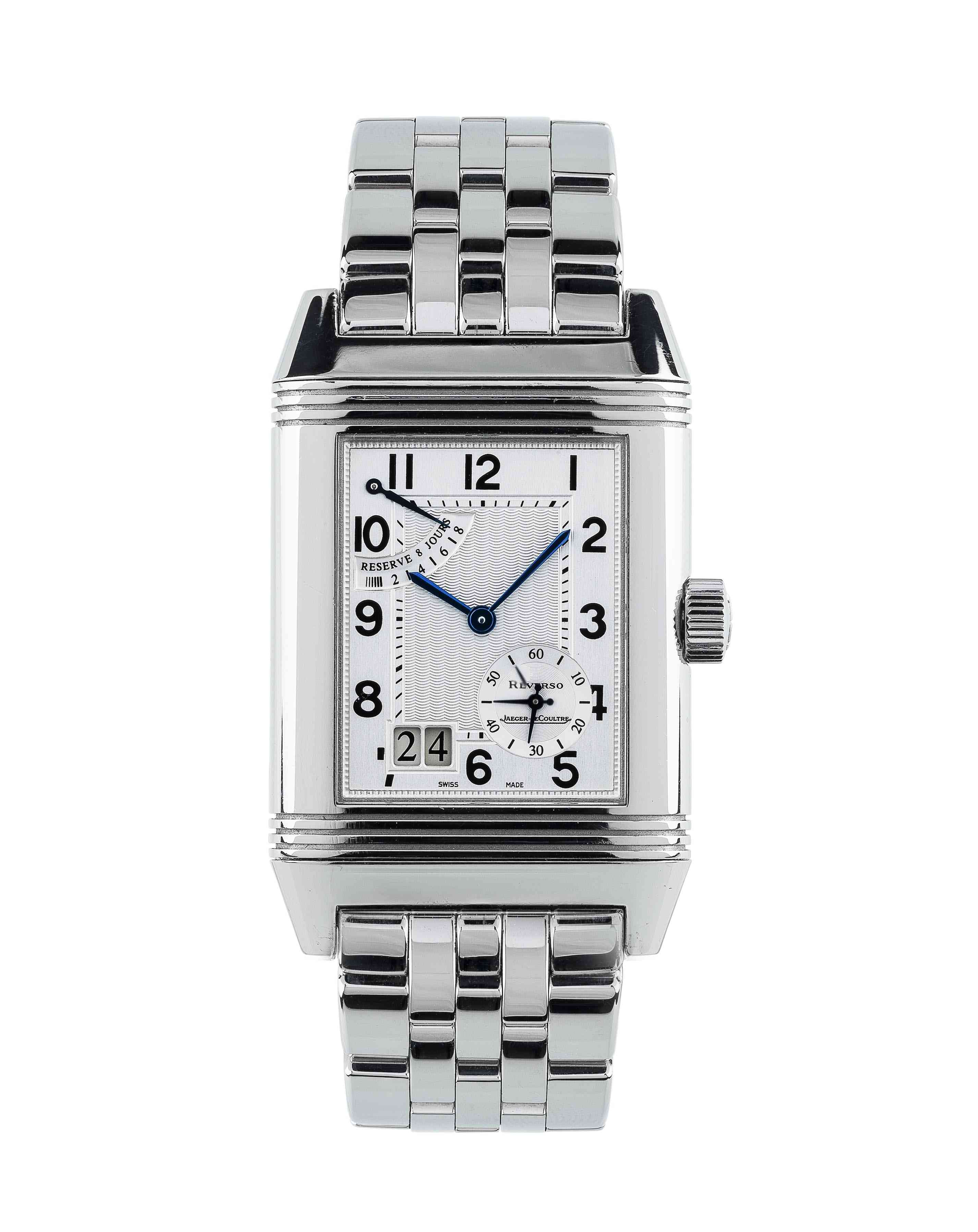 JAEGER LeCOULTRE A Fine Reverso Grande Date 8 Days Ref. Q3008120