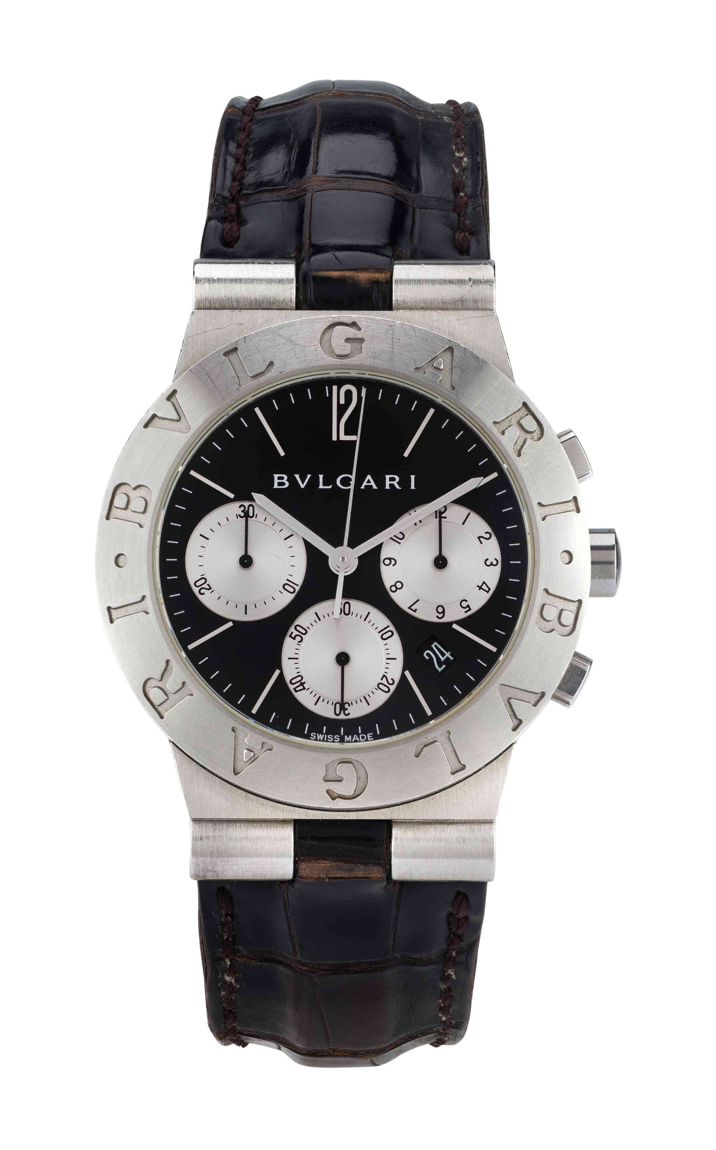 BVLGARI Diagono Chronograph Ref. CH 35 S 35mm