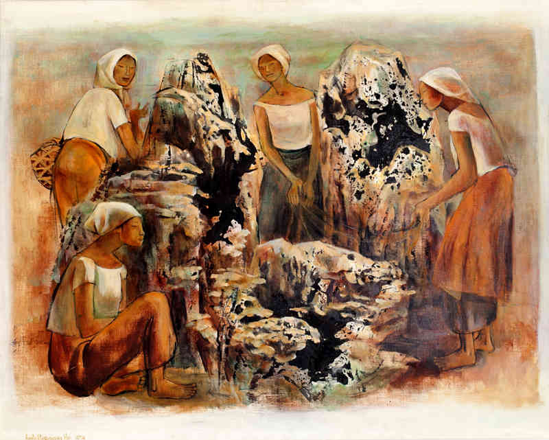 Anita Magsaysay-Ho - Untitled (Women by the Seashore)