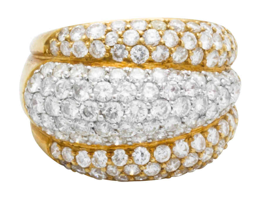 A Diamond Pavé Dress Ring