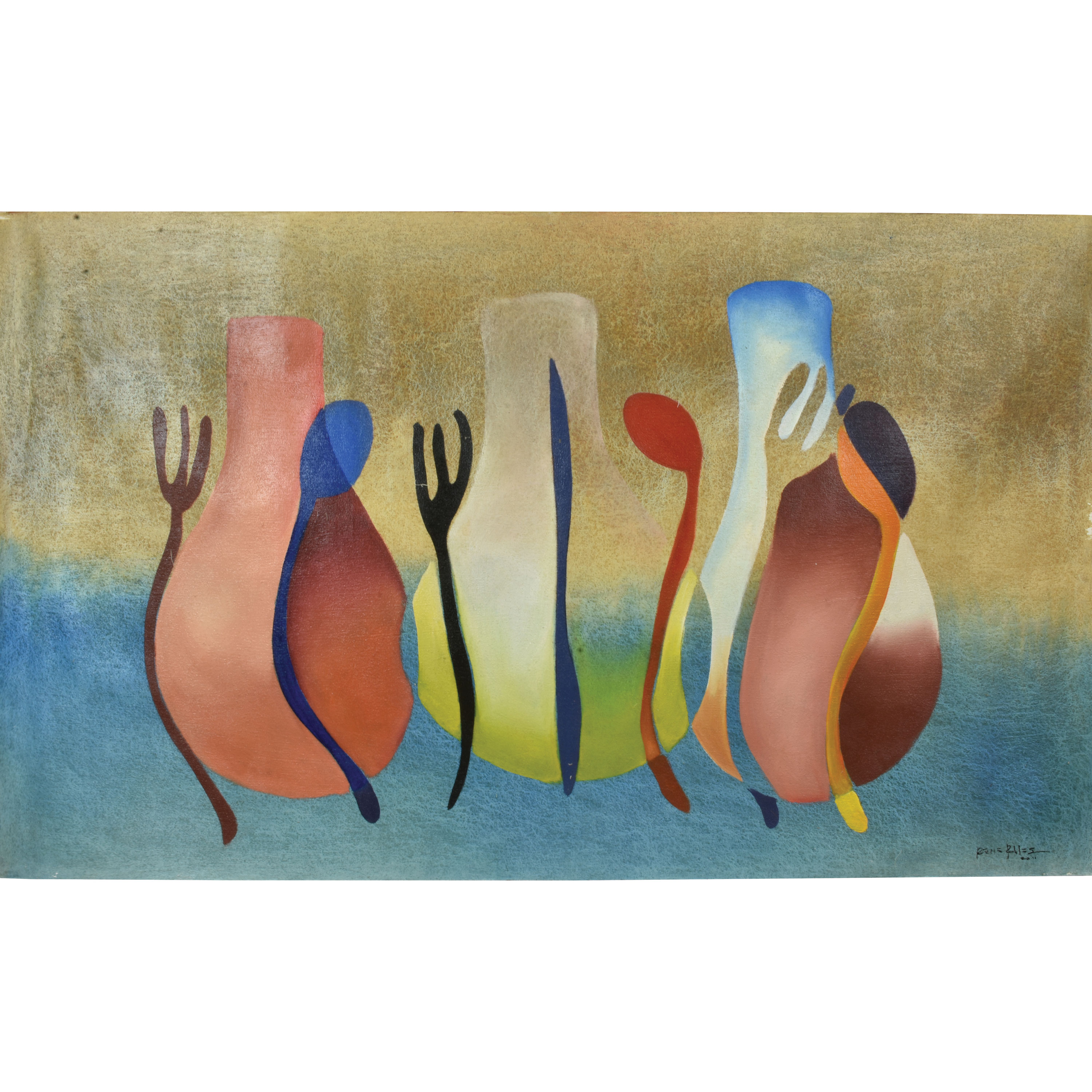 Rene Robles (b.1950) - Abstract