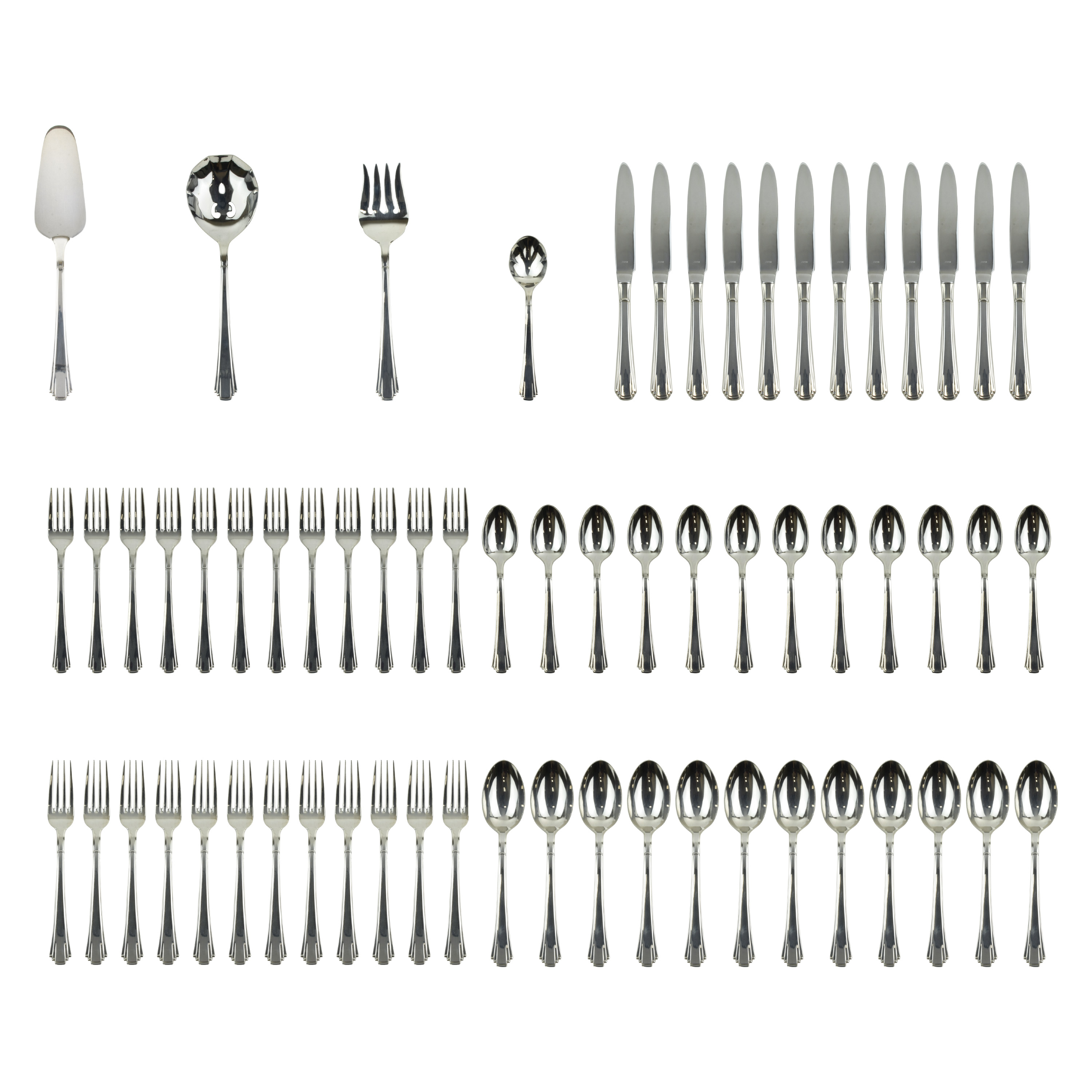 - An assortment of dining set for 12