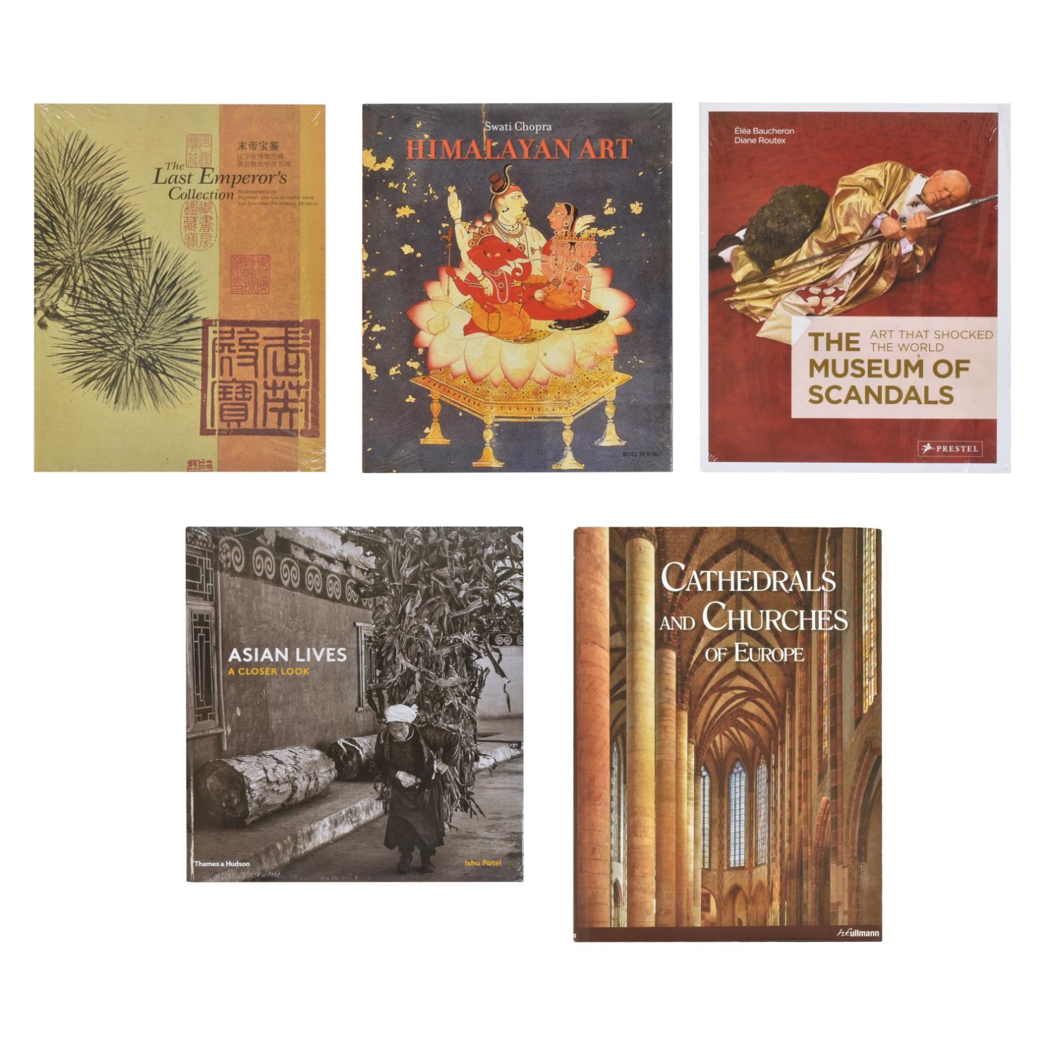  A lot of five art related books