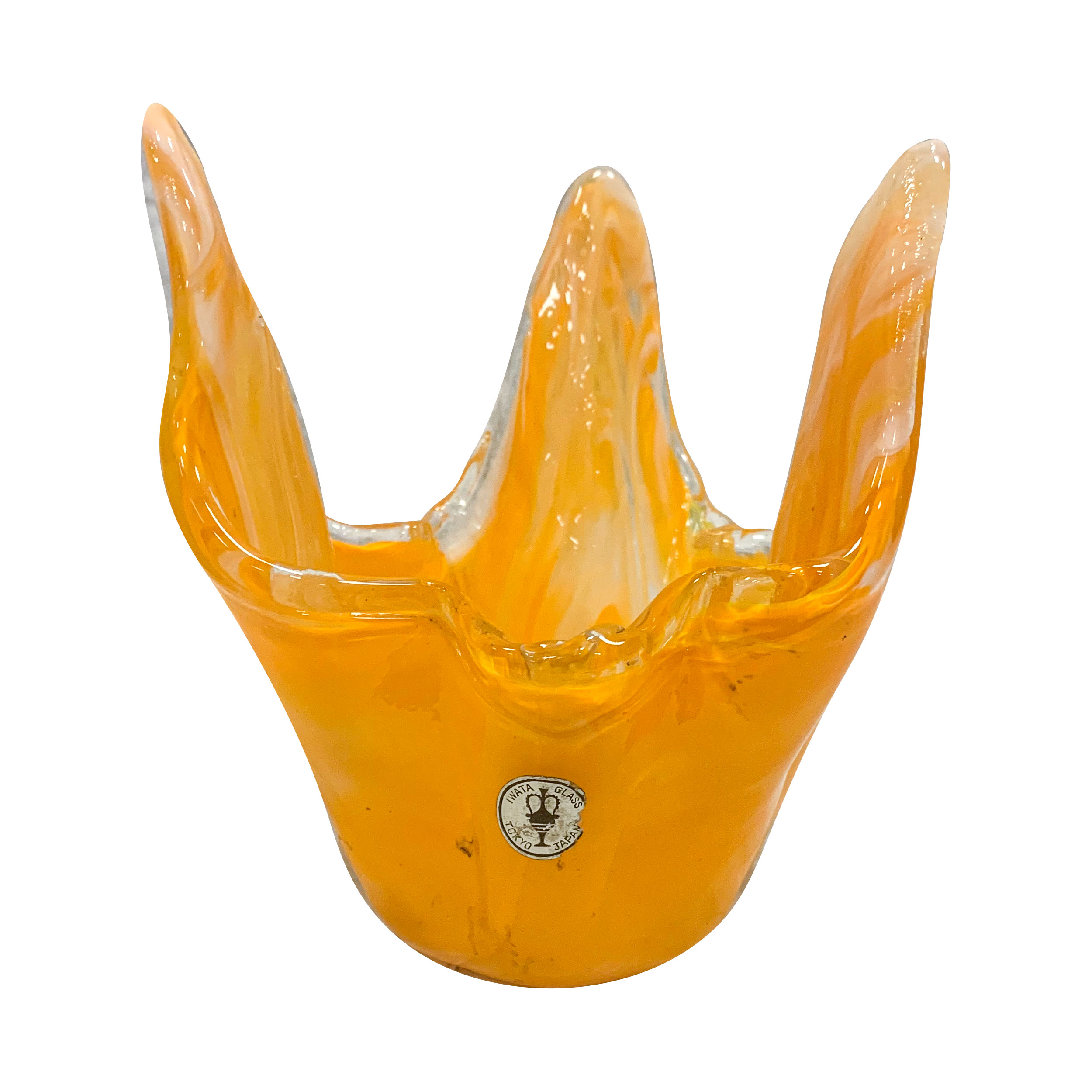 Iwata Glass - Tokyo Japan - A glass vase