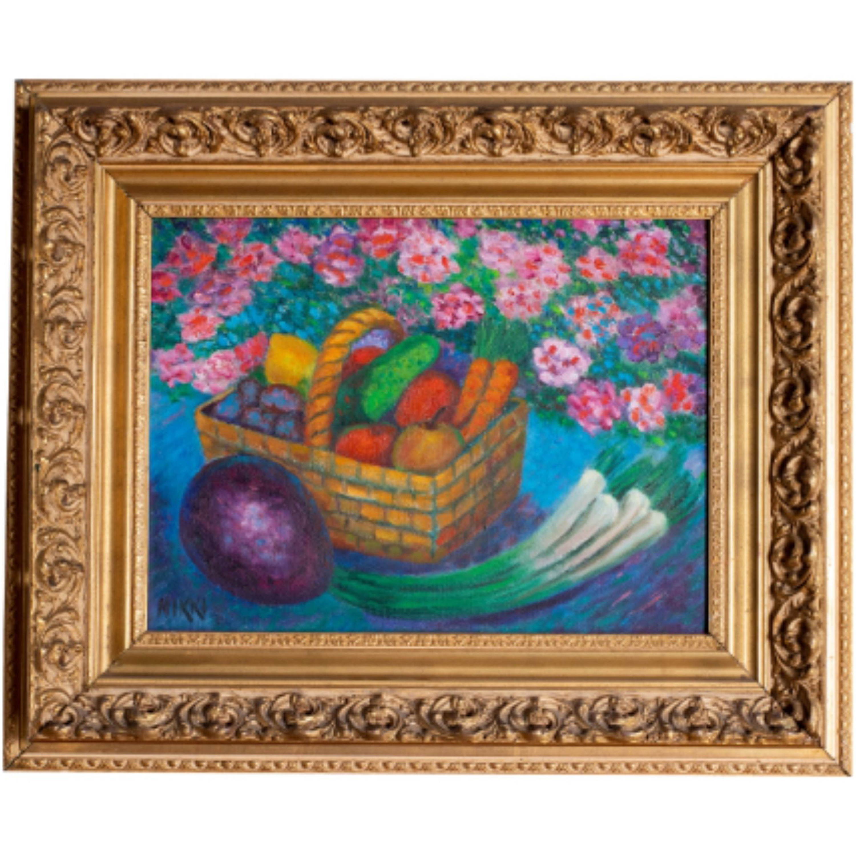 - A painting signed 'Nikki'
