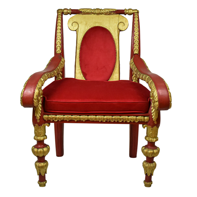 - A Baroque Revival Bishop's Chair