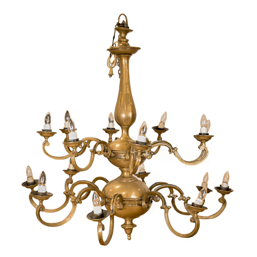  A gigantic Arte Español style chandelier