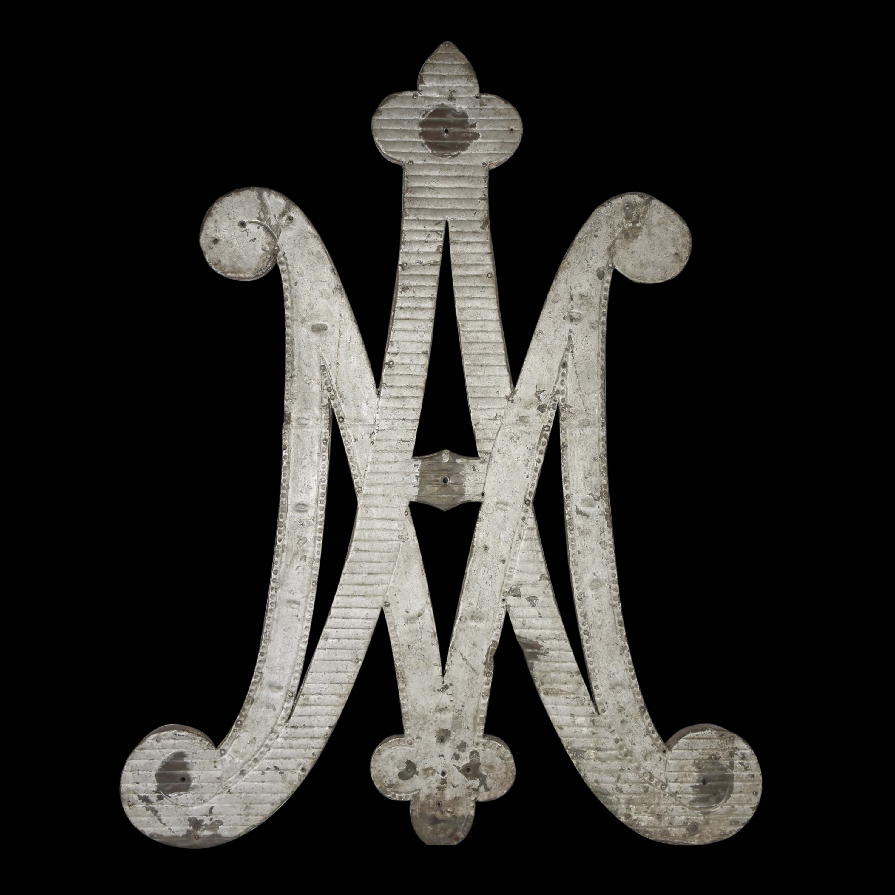- A large 19th century Auspice of Maria symbol