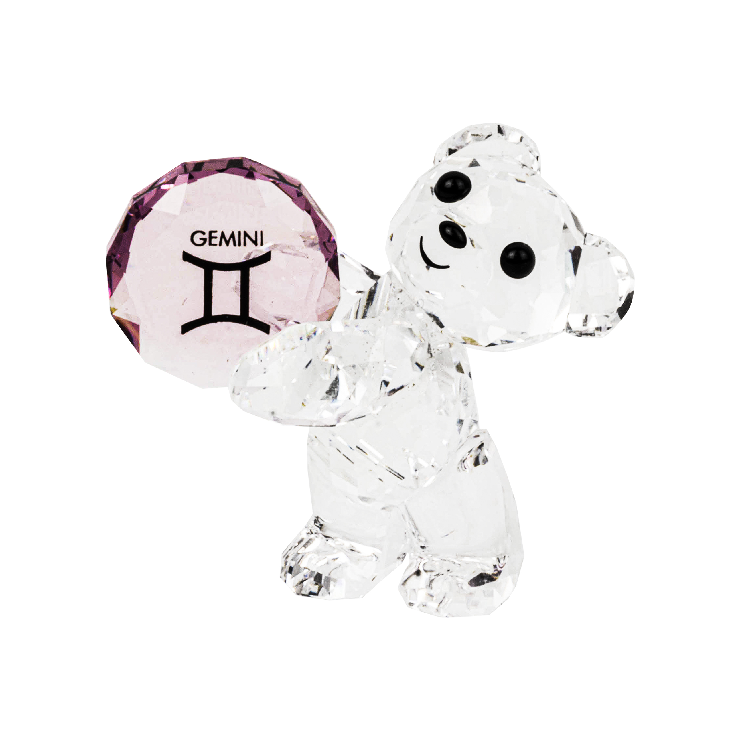 Swarovski - A crystal Gemini kris bear figurine