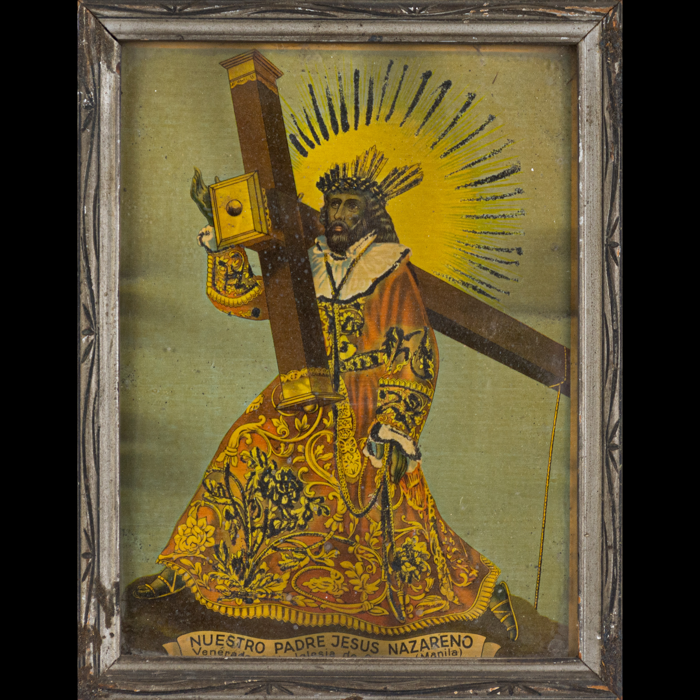 - A 'Nuestro Padre Jesus Nazareno' framed print