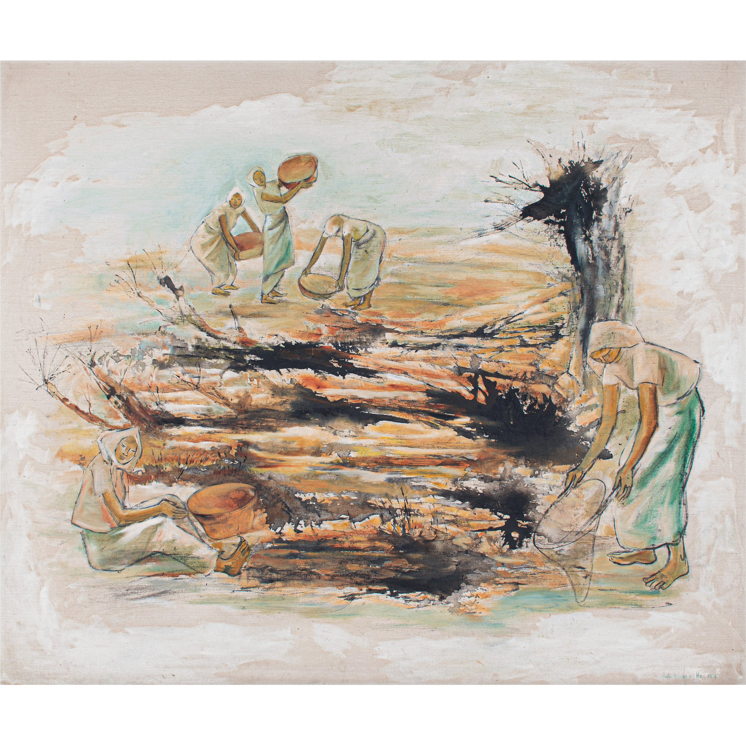 Anita Magsaysay-Ho (1914 - 2012) - Women Fishing