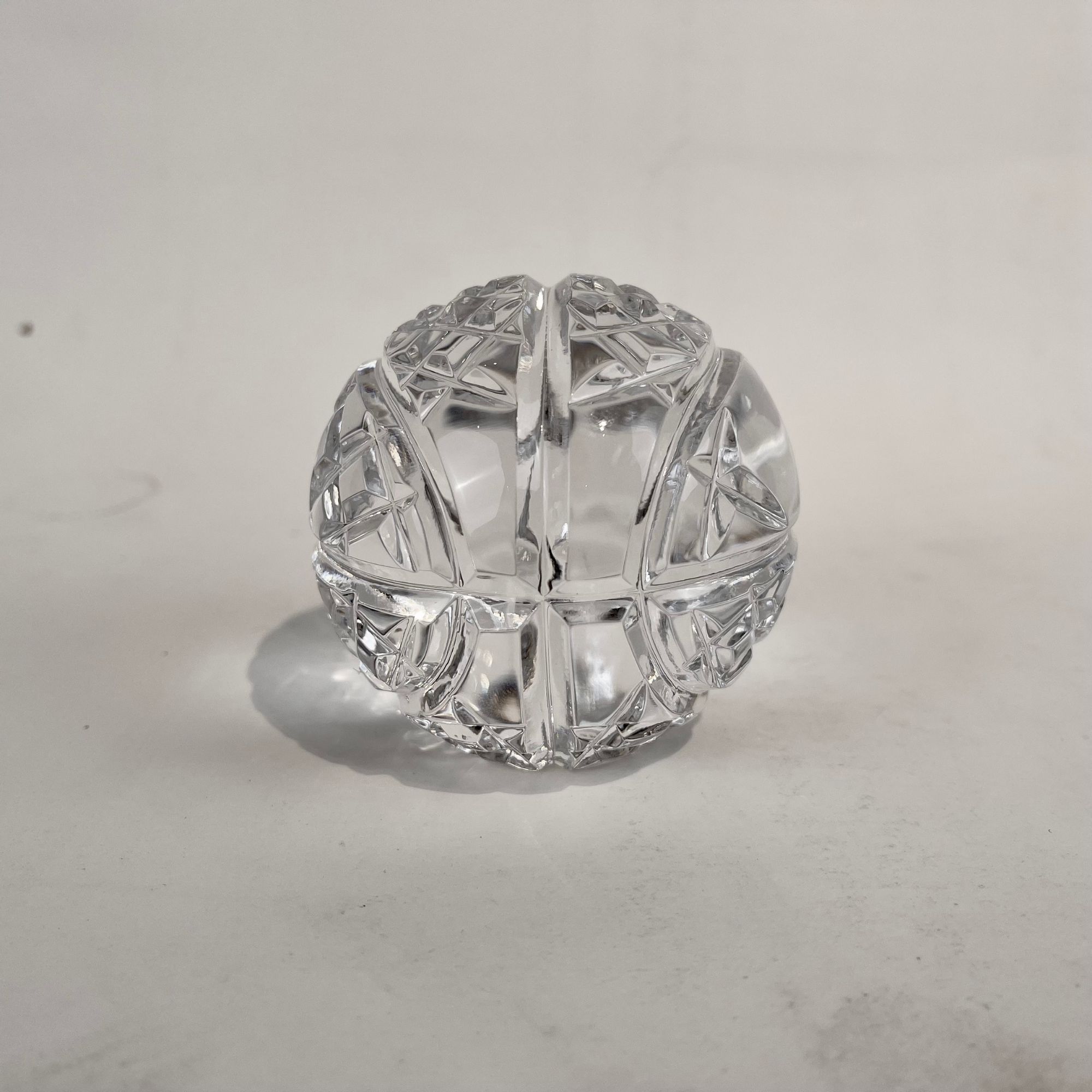 Waterford - A crystal basketball paperweight