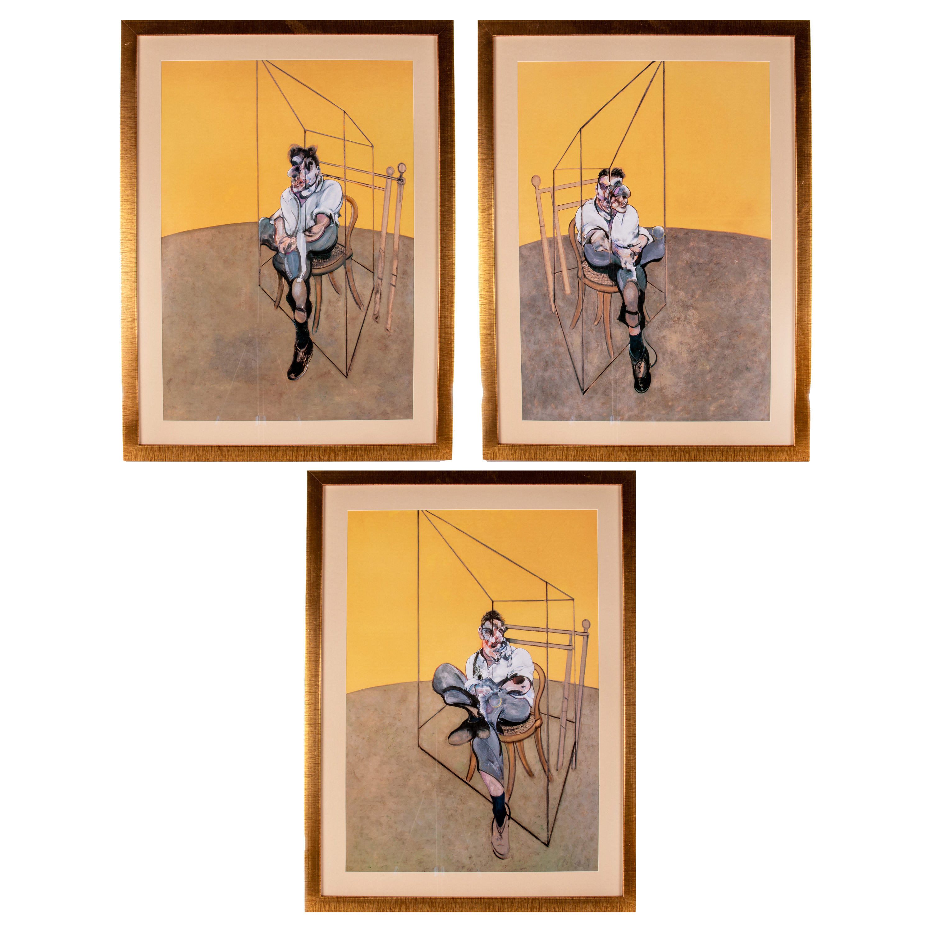 - A Framed Francis Bacon 'Three Studies Of Lucian Freud' Triptych ...