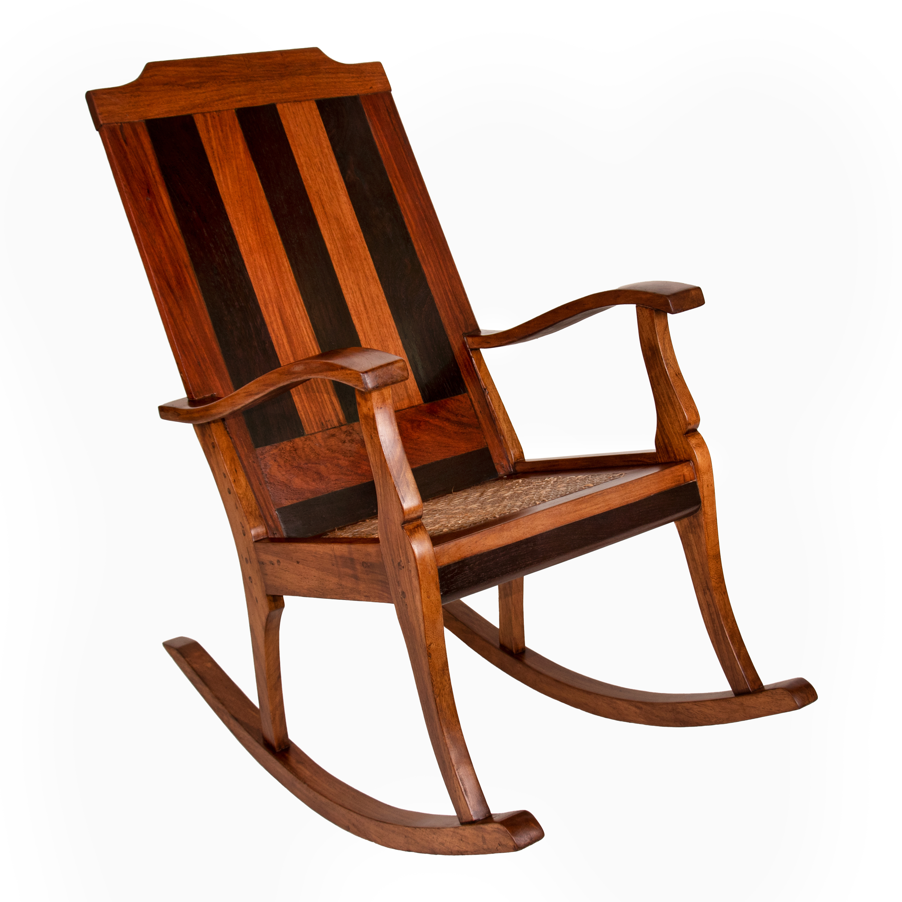 - Black and Narra wood rocking chair