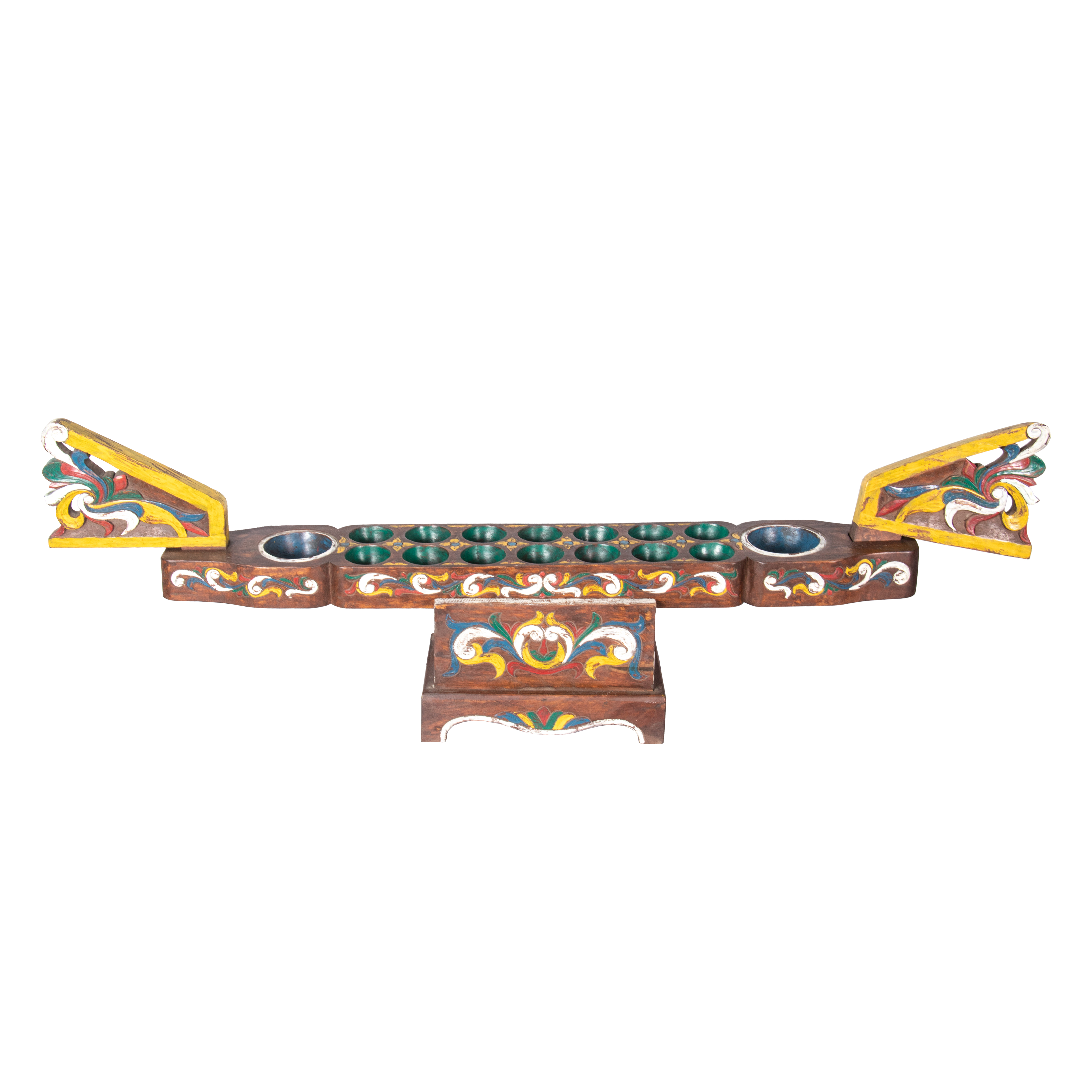 Sunka Panel - A Maranao sungka board