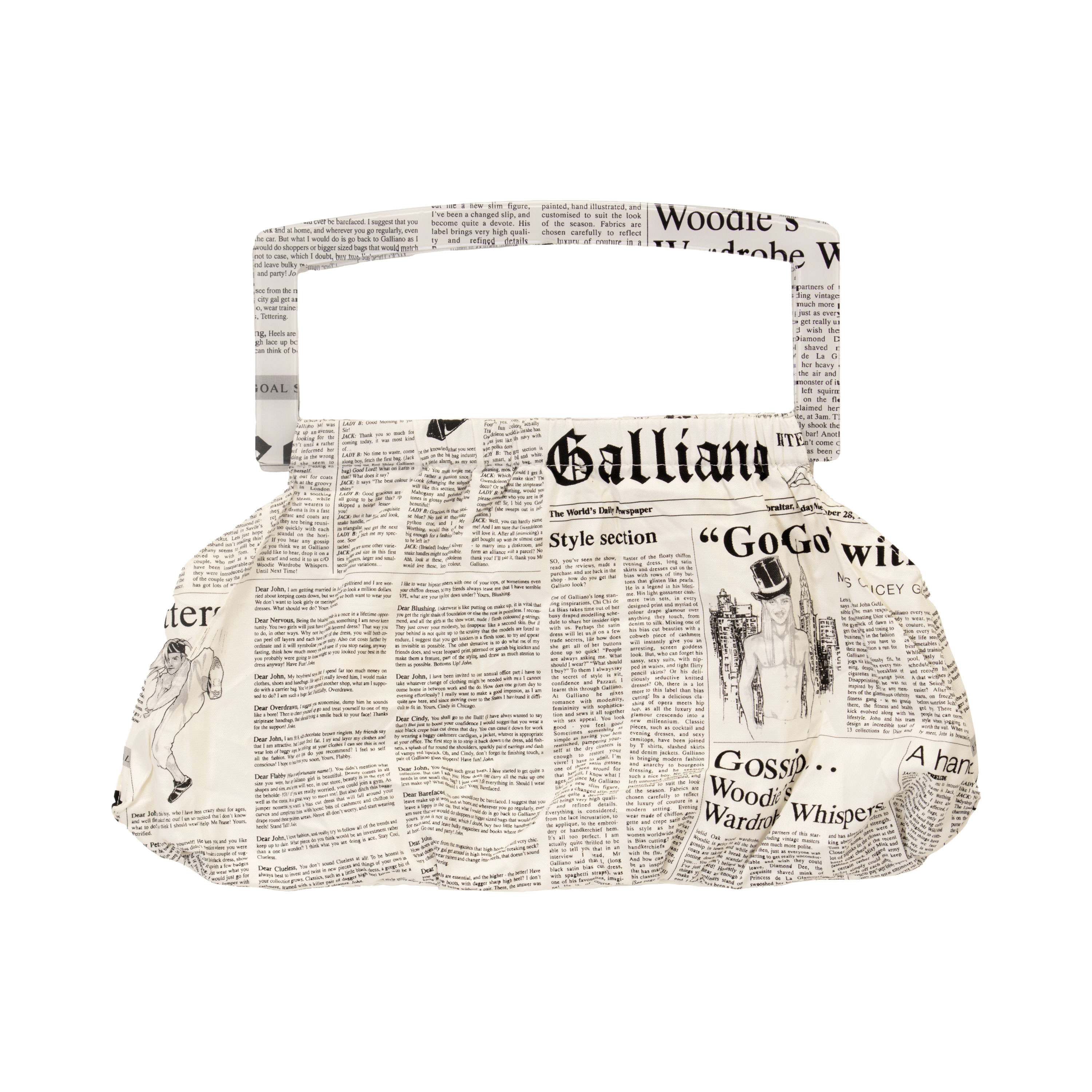 John Galliano paint body bag（John Galliano Photos Through